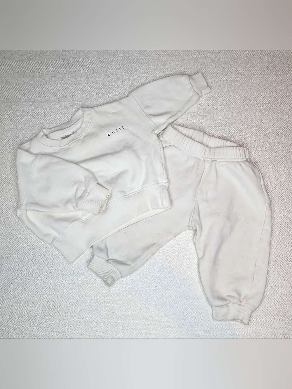 Indigo Baby 'Chill' Sweatshirt & Jogger Set